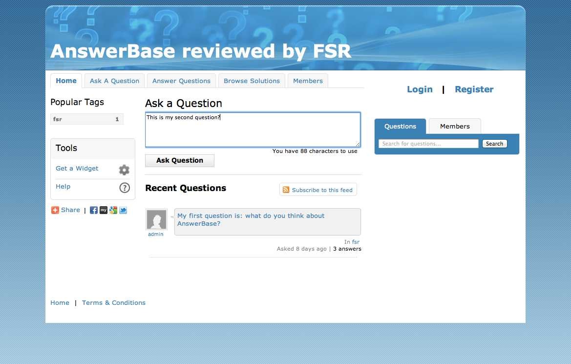 Answerbase - Ask a Question